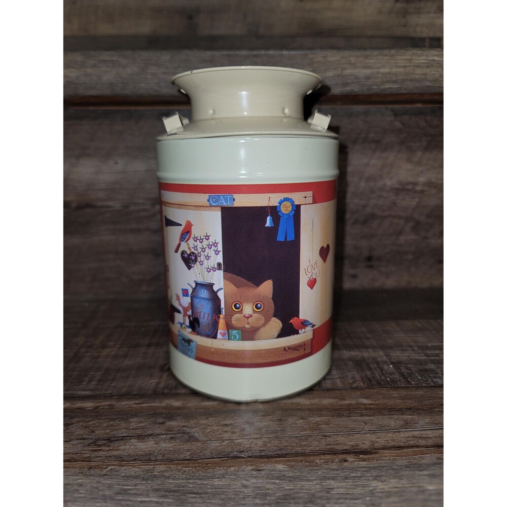 Vintage 1989 Barnum InThe Barn Milk Tin By Roger Nannini